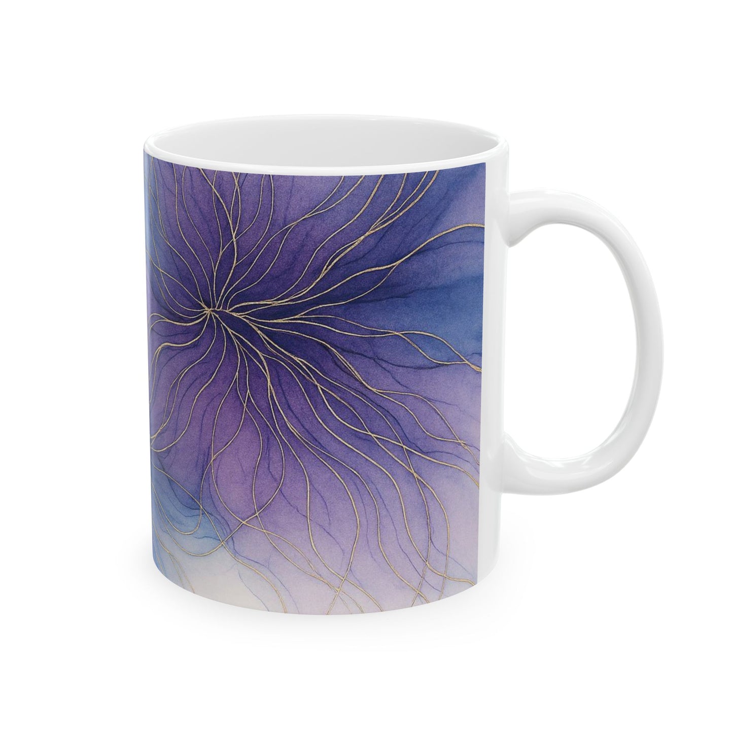 Artistic Collection Acrylic Ink Abstract Mug, Coffee Cup, Tea Mug, Gift for Her, Home Decor, Office Mug, Minimalist Design, Unique Artwork