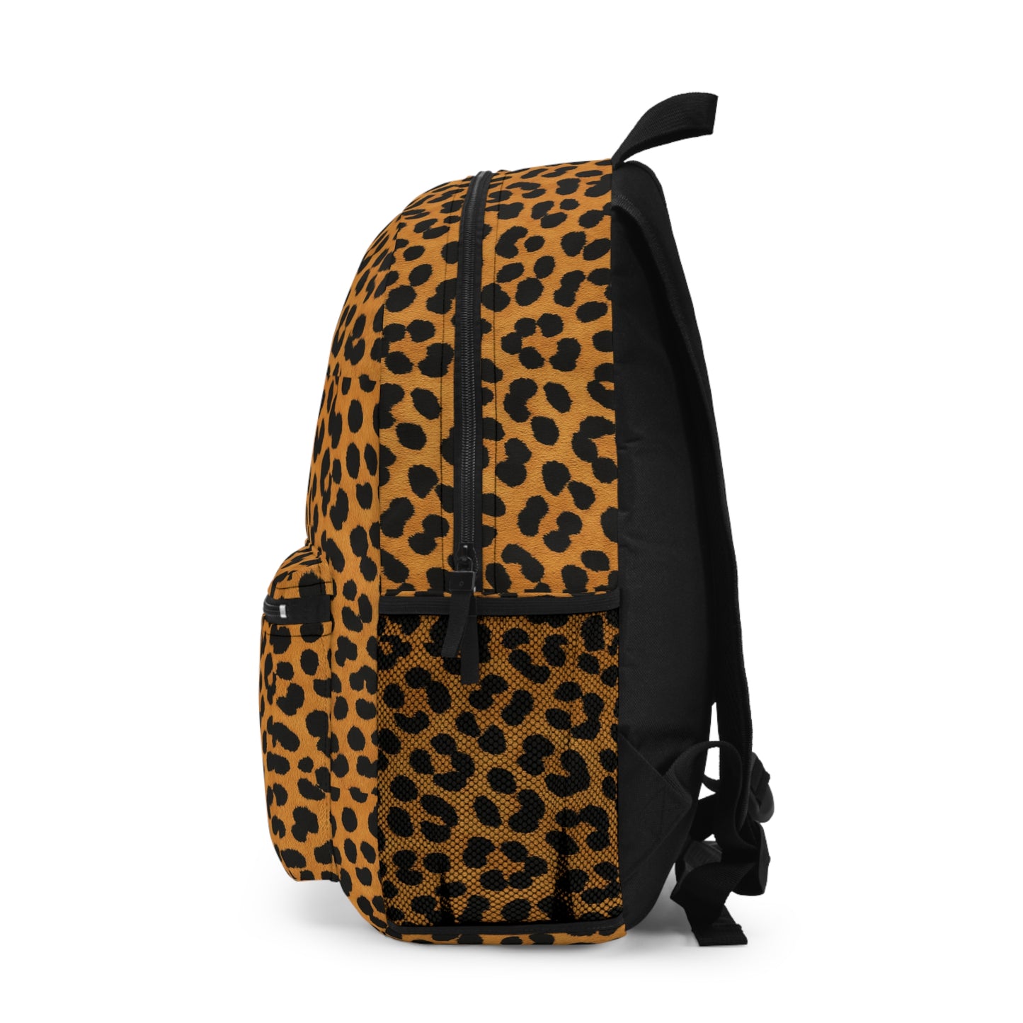 Leopard Print Backpack — Vintage Safari Chic School & Travel Bag