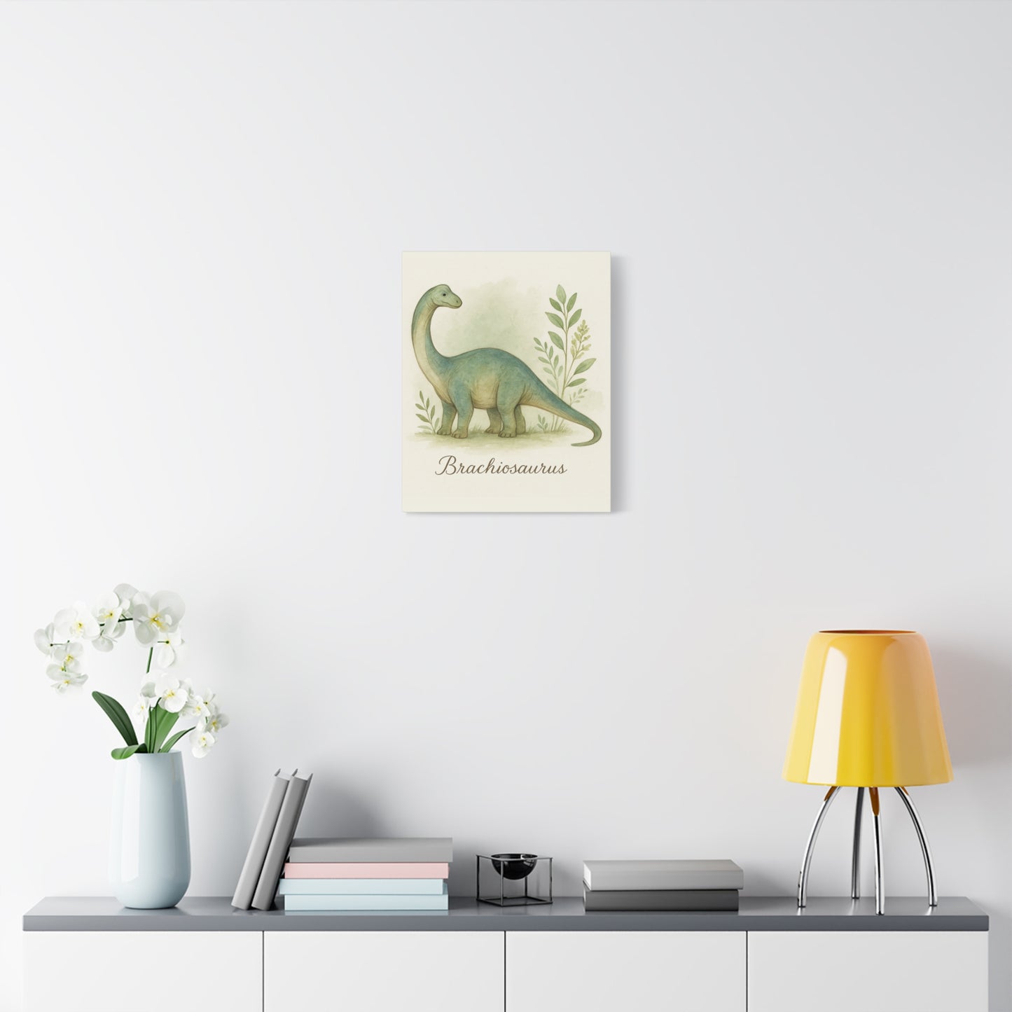 Brontosaurus Jungle Canvas