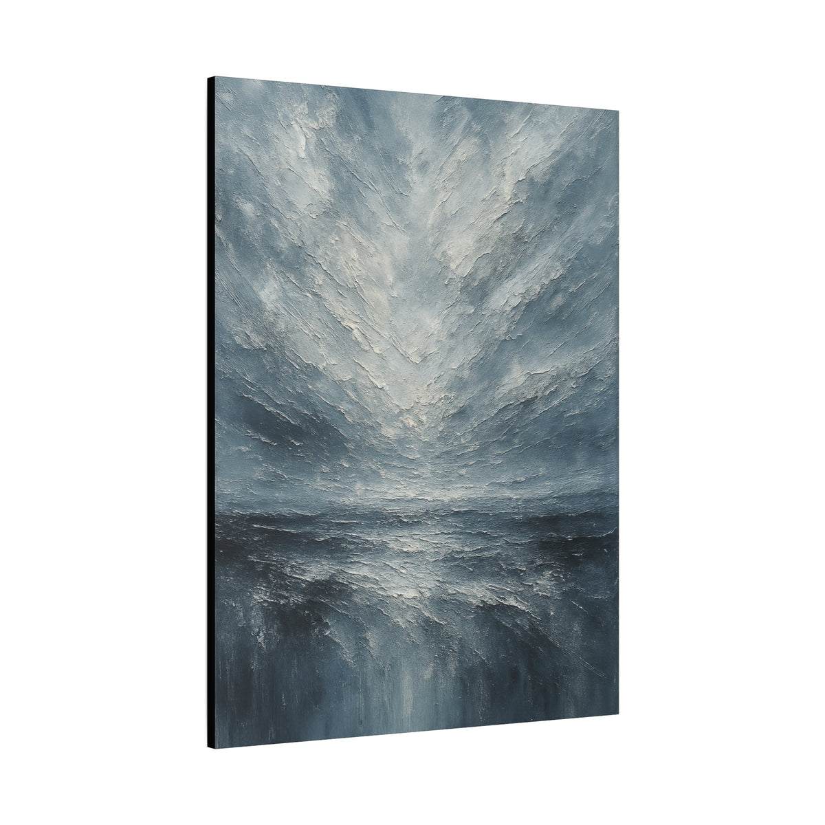 Ártico tormentoso - Colección de paisajes abstractos - Lienzo de bellas artes