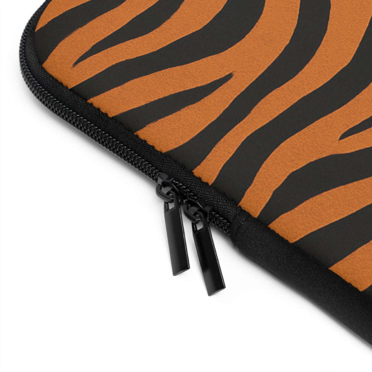 Funda para portátil con estampado de rayas de tigre – Estuche protector con estampado animal naranja y negro