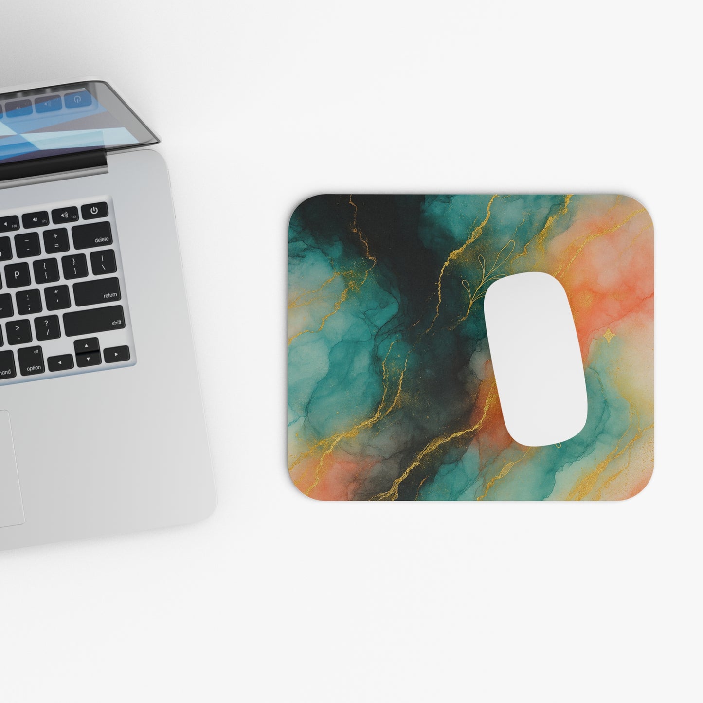 Jardín de Hadas — Mouse Pad de Colección Abstracta (Rectangular) — Colección Corazón y Alma
