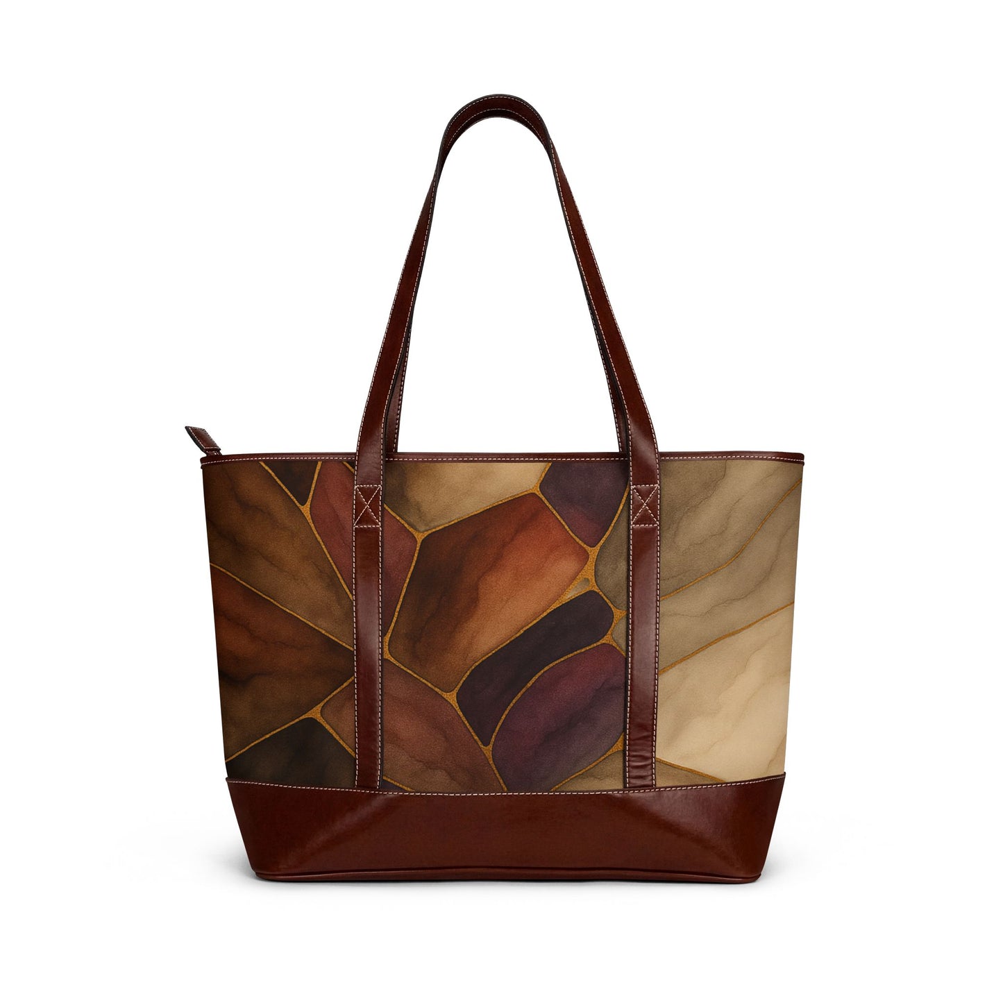 Viviean -PU Leather Tote Handbag