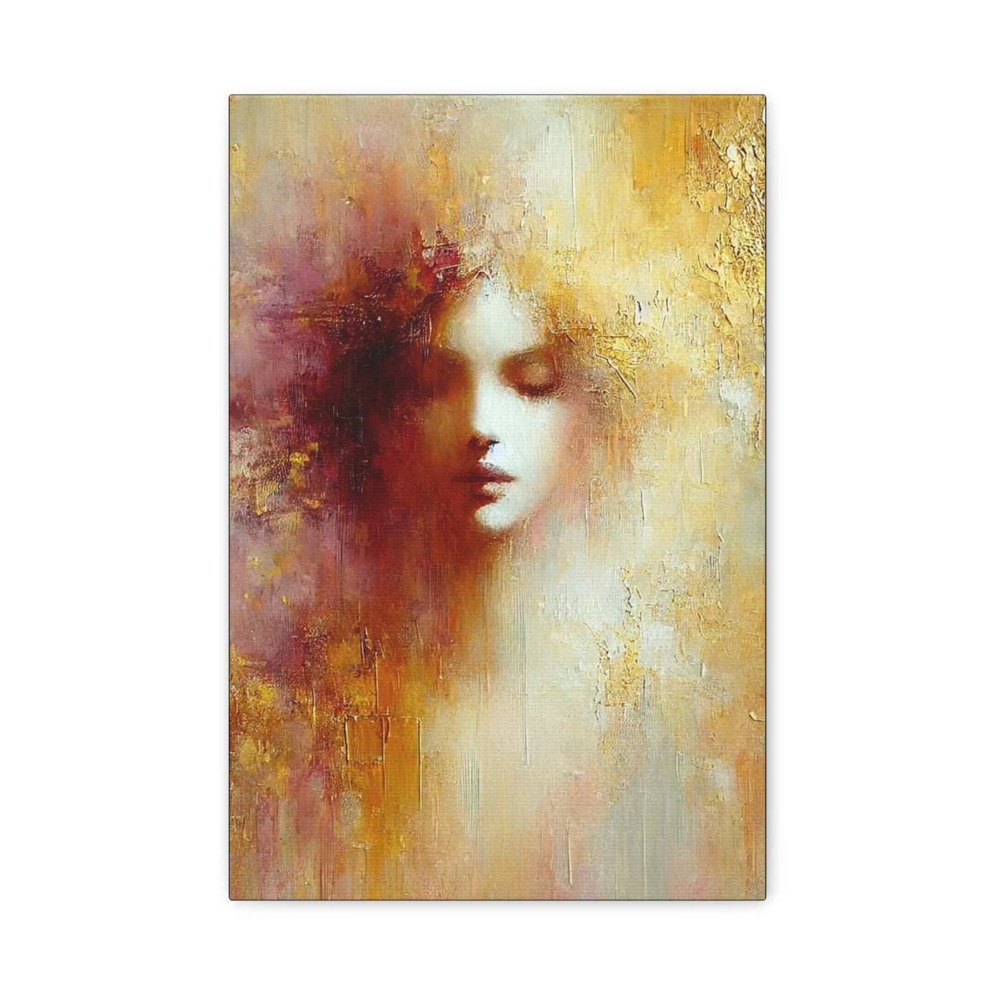 Dissolve Into Light — Fine Art Canvas Print — Female Abstract Print — Calming and Modern Artwork
