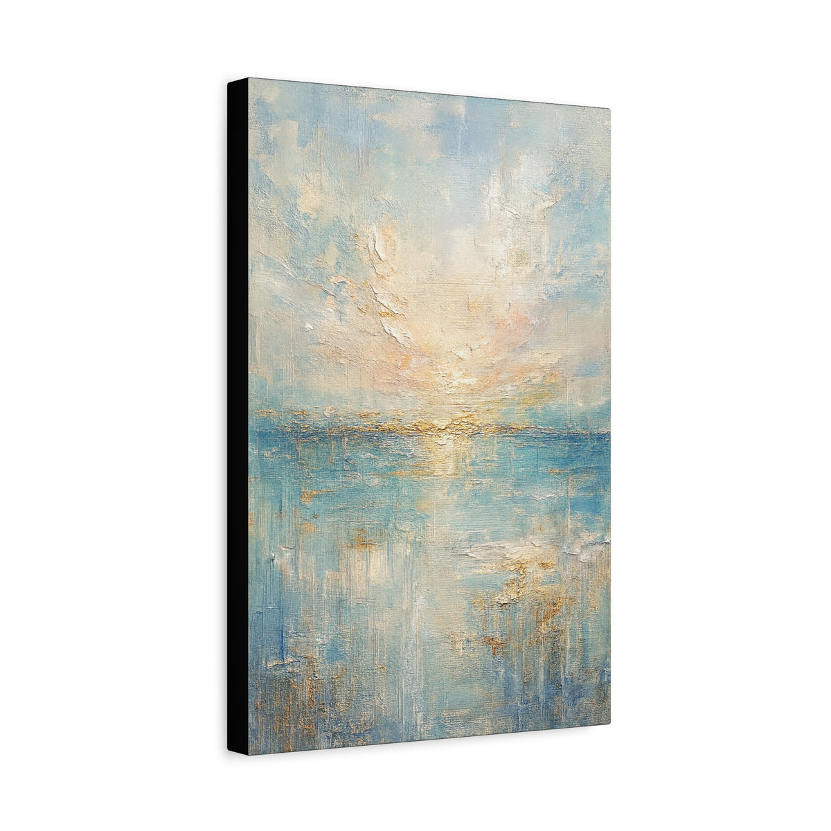 Niebla costera - Colección abstracta Gold Coast - Impresión en lienzo de bellas artes
