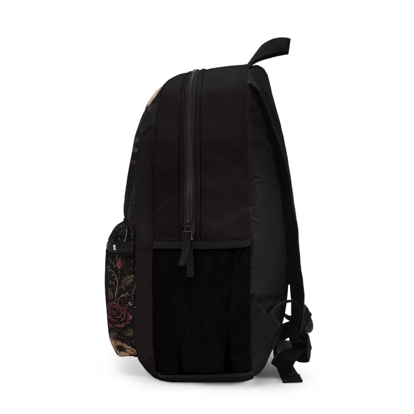 Gothic Raven Backpack — "All that we see or seem is but a dream" Poe Quote