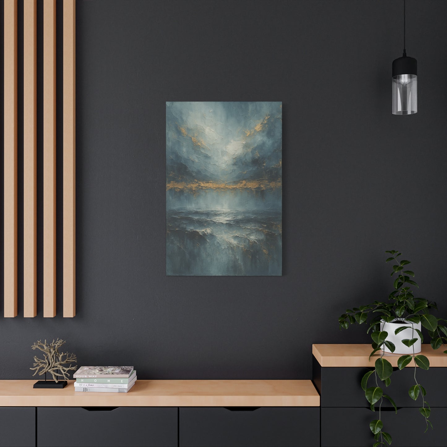 Edge of the Storm-  Abstract landscape Collection -Fine Art Canvas Print