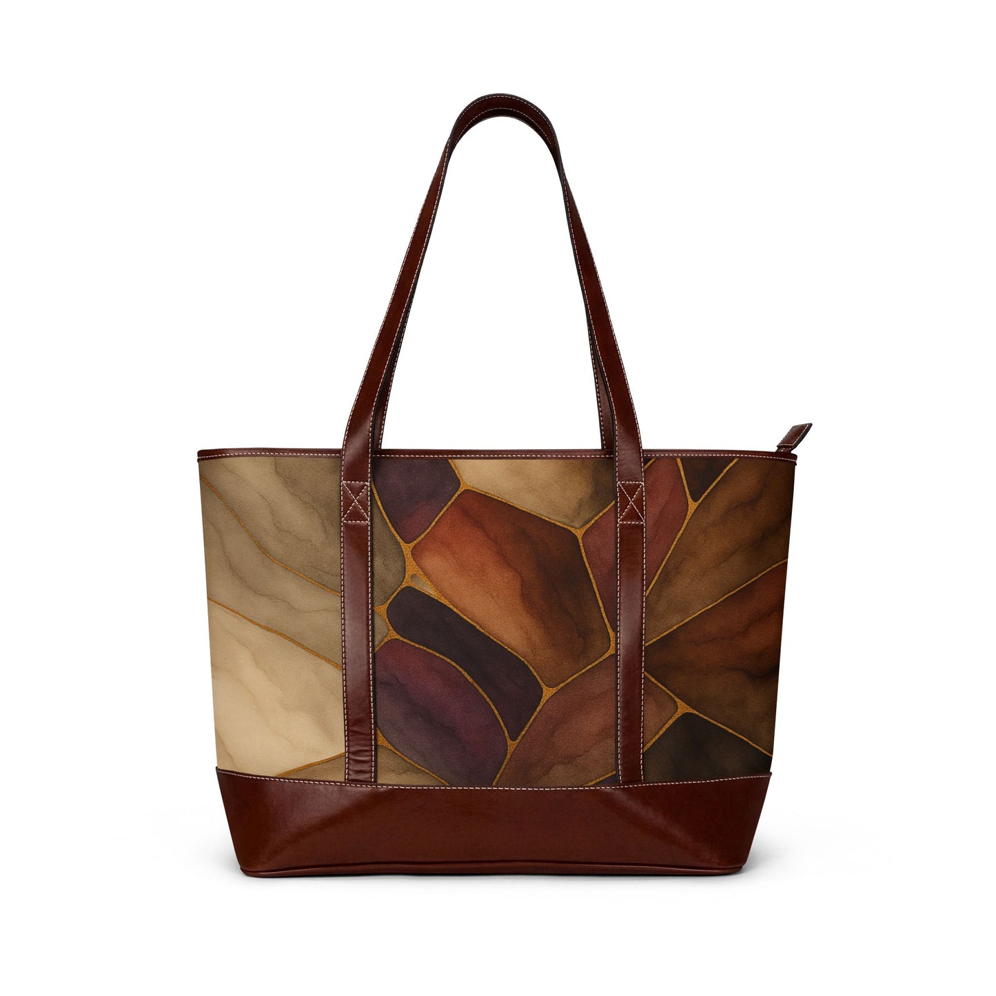 Viviean -PU Leather Tote Handbag