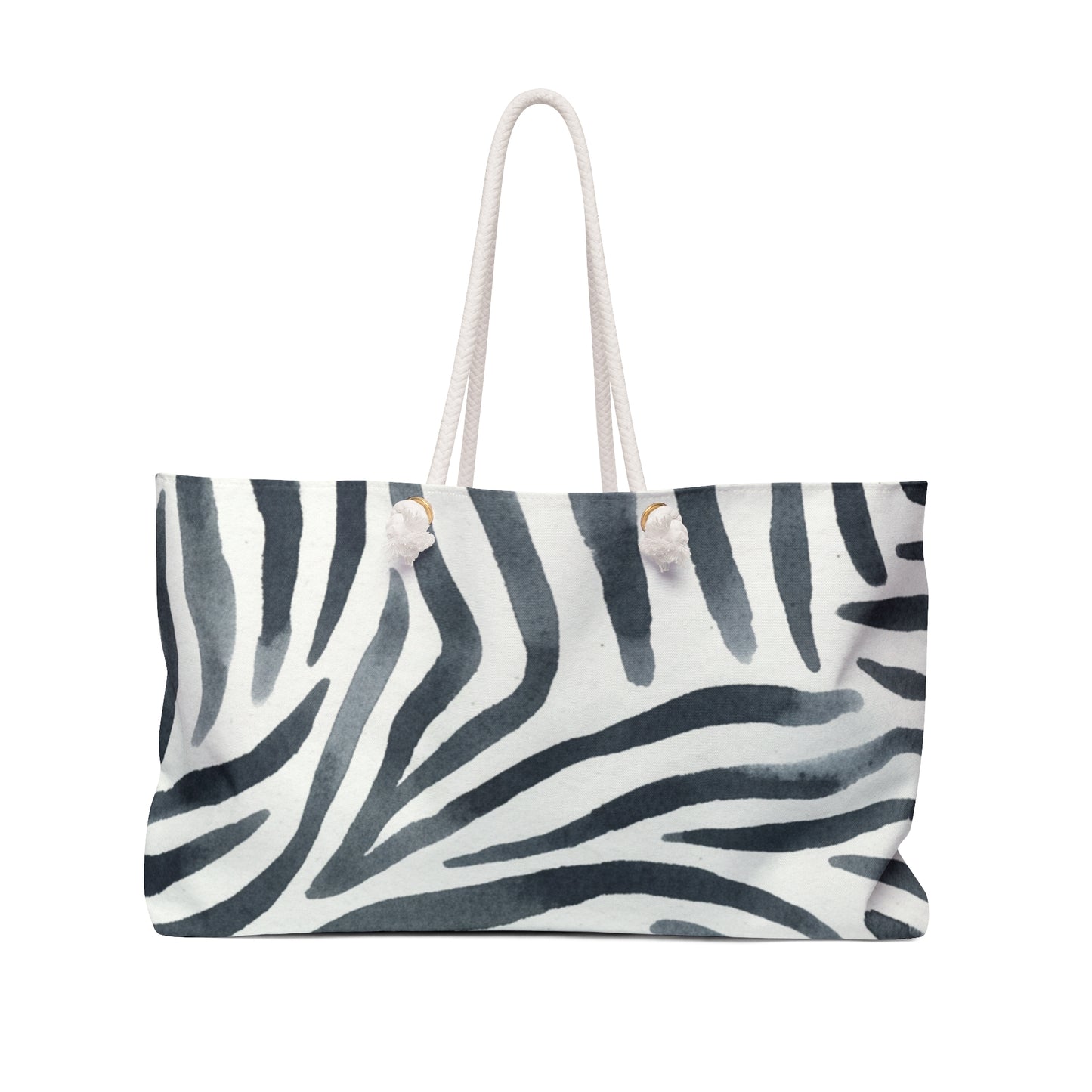 Bolso de Viaje Weekender con Estampado de Cebra para Viajes y Ocio