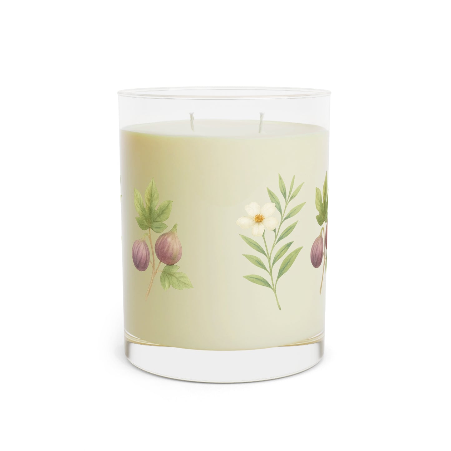 Colección de Velas Aromáticas - Vaso Completo de 11oz - Higo de Té Blanco, Musgo Rocío Marino, Menta Lavanda y Salvia