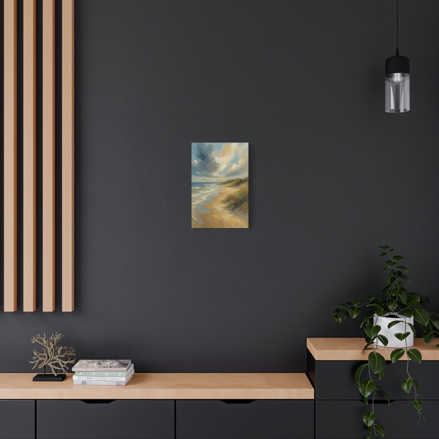Lienzo de pared mate Dunas Costeras — Cuadro de paisaje de playa