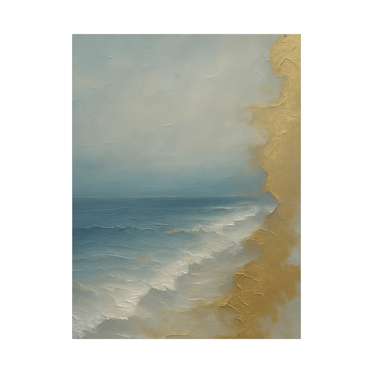 Gold Coast- Coastal Abstract Collection-Fine Art Canvas Print