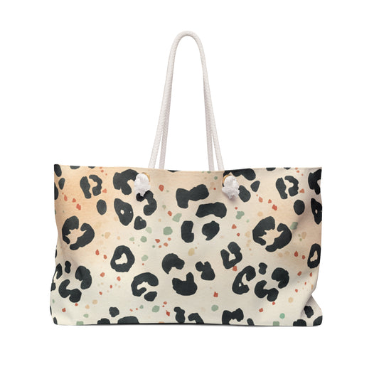 Guepardo - Bolsa de viaje grande con estampado