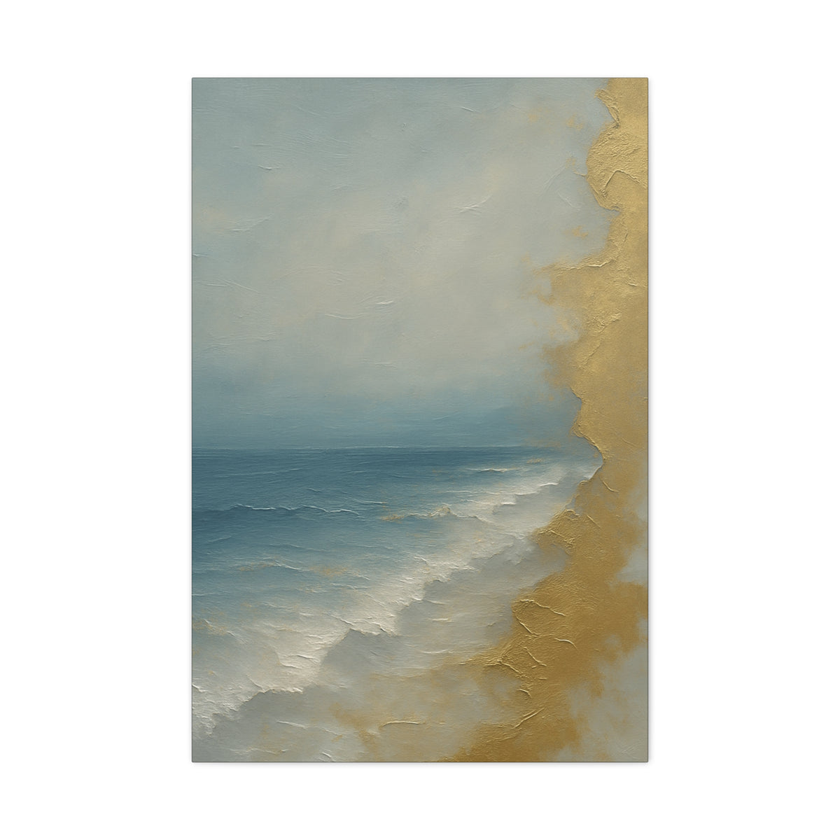Gold Coast- Coastal Abstract Collection-Fine Art Canvas Print
