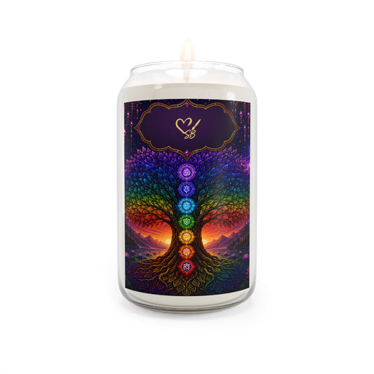 Chakra Tree Soy Candle — 13.75oz Scented Jar