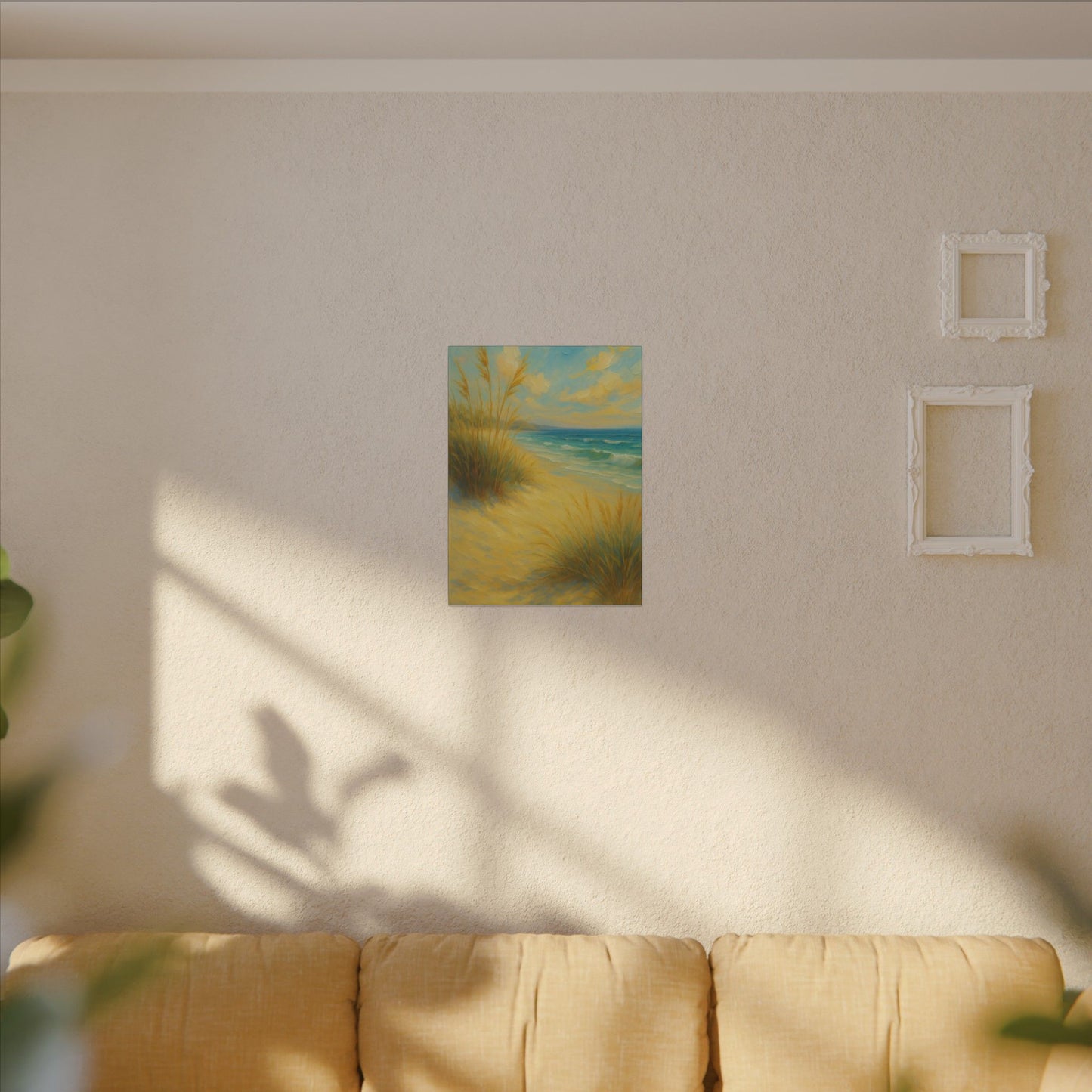 Lienzo de pared Dunas Costeras — Cuadro de paisaje de playa tranquila
