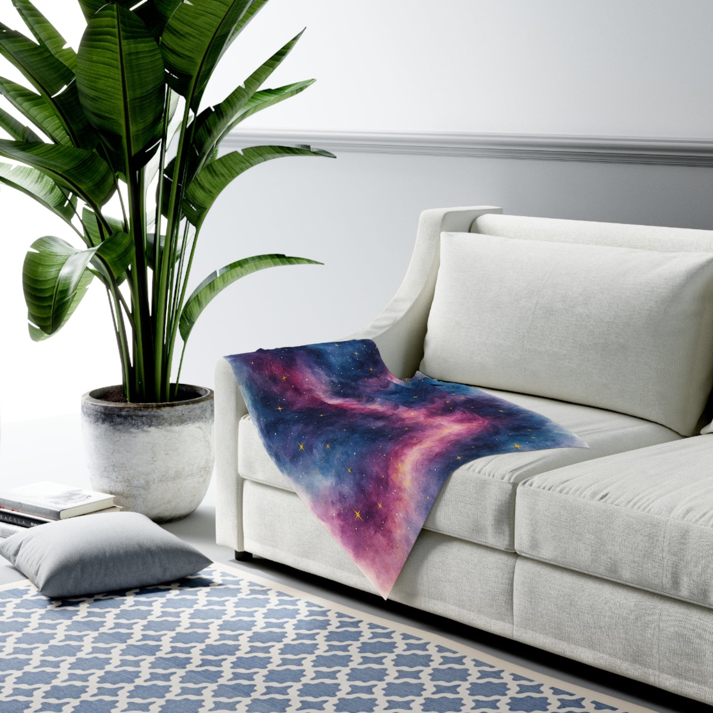Milkyway-Celestial Dreams Collection -Swaddle Blanket - Soft Space-Themed Infant Wrap