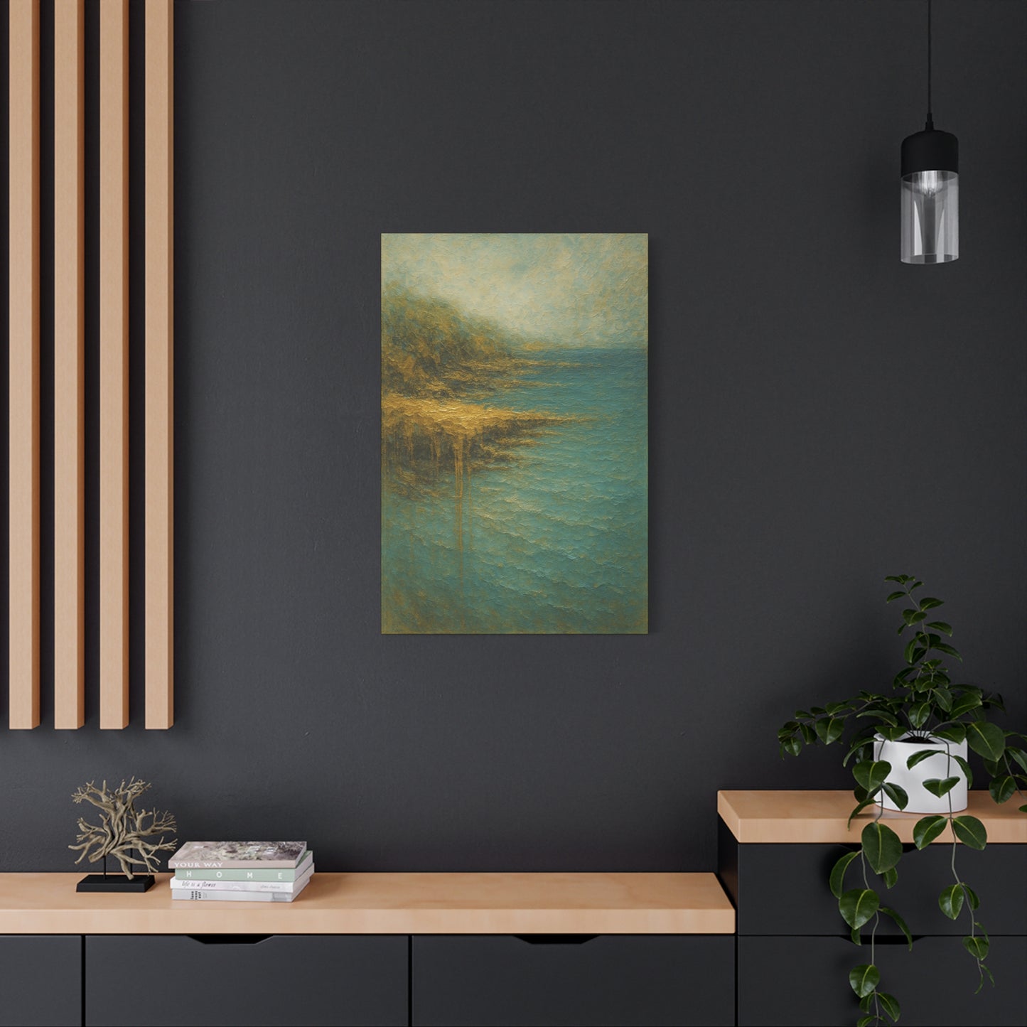 Gold Coast Cliff- Coastal Abstract Collection-Fine Art Canvas Print