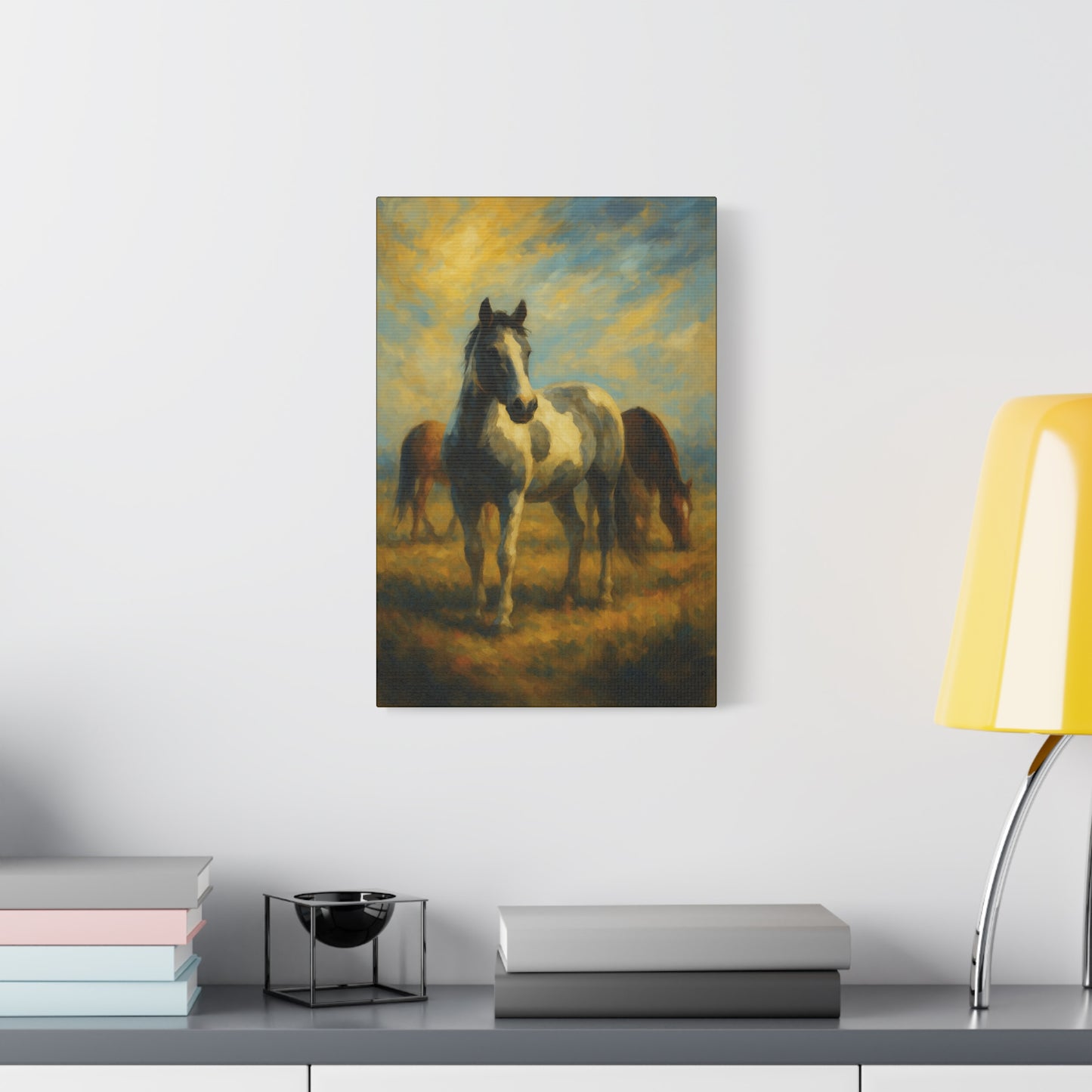 Lienzo "Caballo Pastoril" — Arte de Pared Mate Estirado