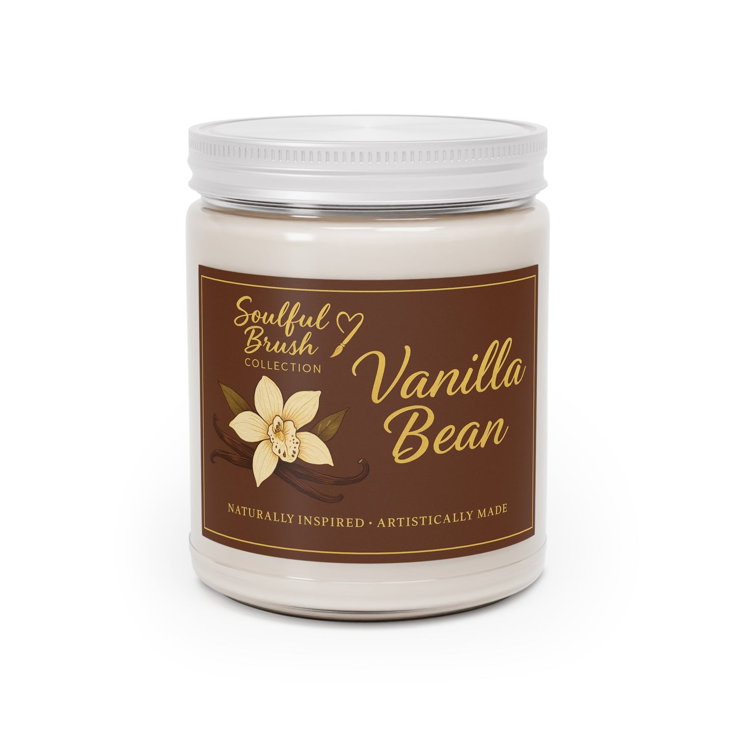 Vela de soja Soulful Brush — 7 aromas embriagadores en frasco de 9oz (Colección Soulful Brush)