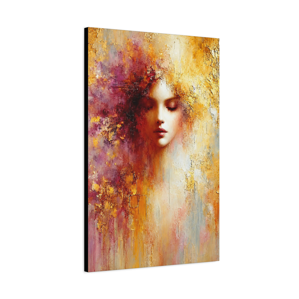 Disuélvete en la Luz — Impresión en Lienzo de Arte Fino — Impresión Abstracta Femenina — Obra de Arte Relajante y Moderna