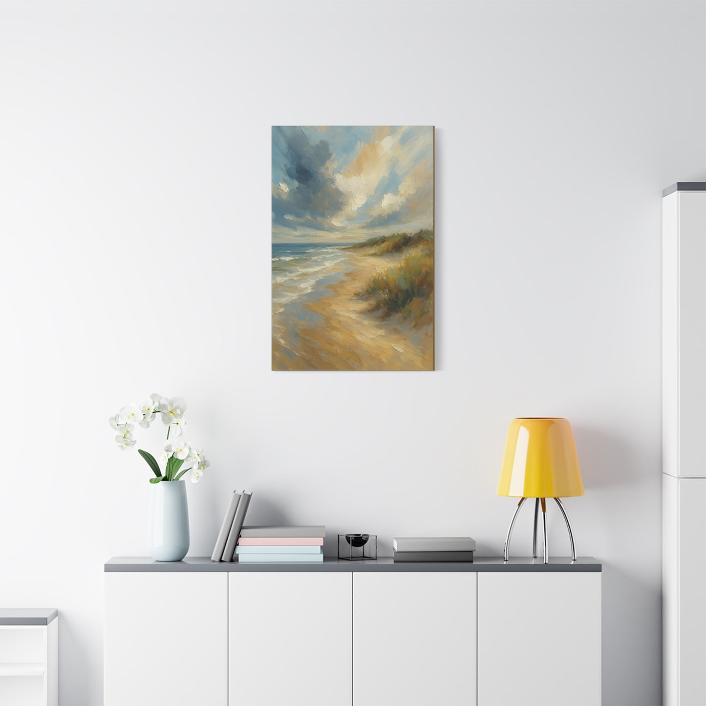Lienzo de pared mate Dunas Costeras — Cuadro de paisaje de playa