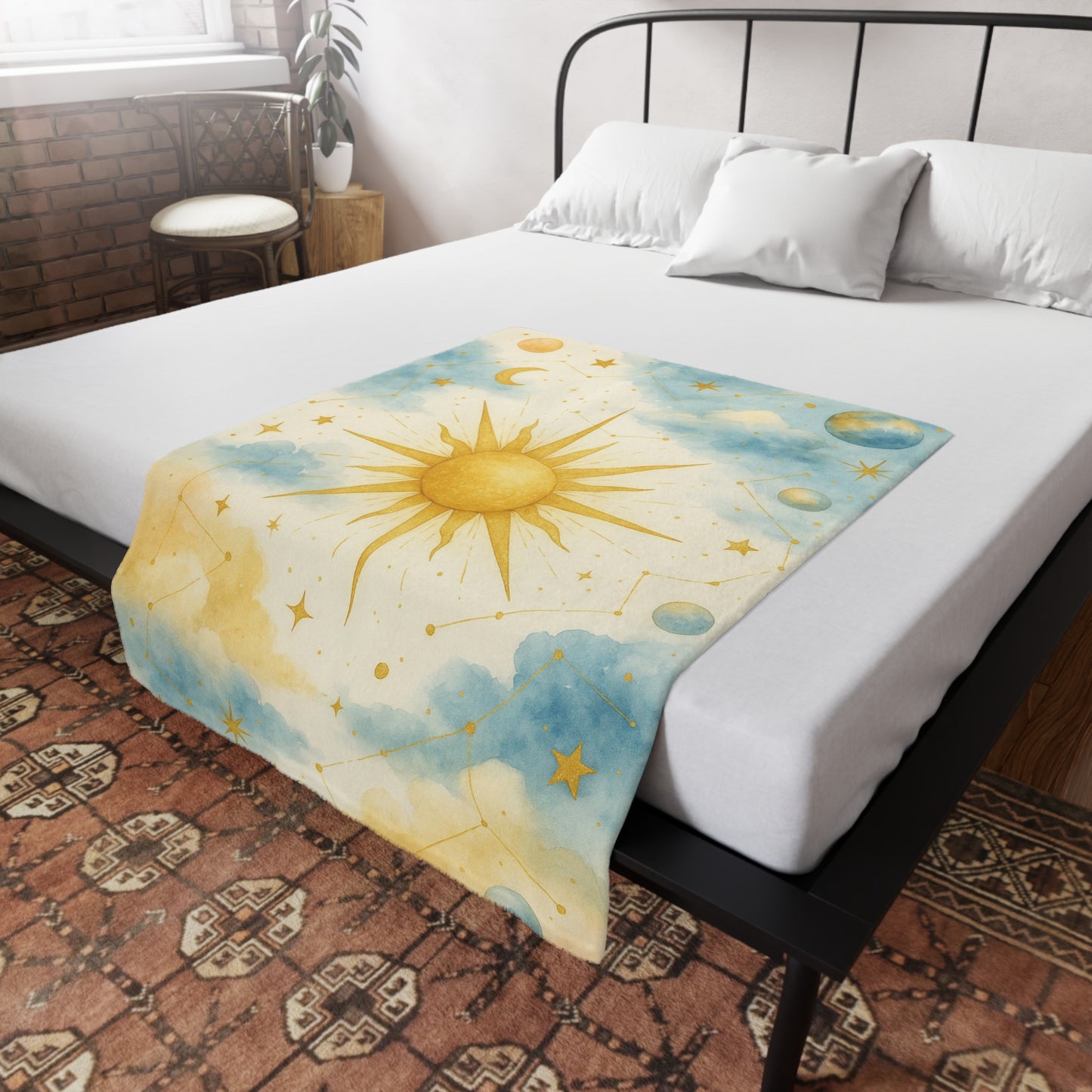 Sol Serenade - Diseño de cuarto de bebé "Sueños Celestiales", suave y acogedor