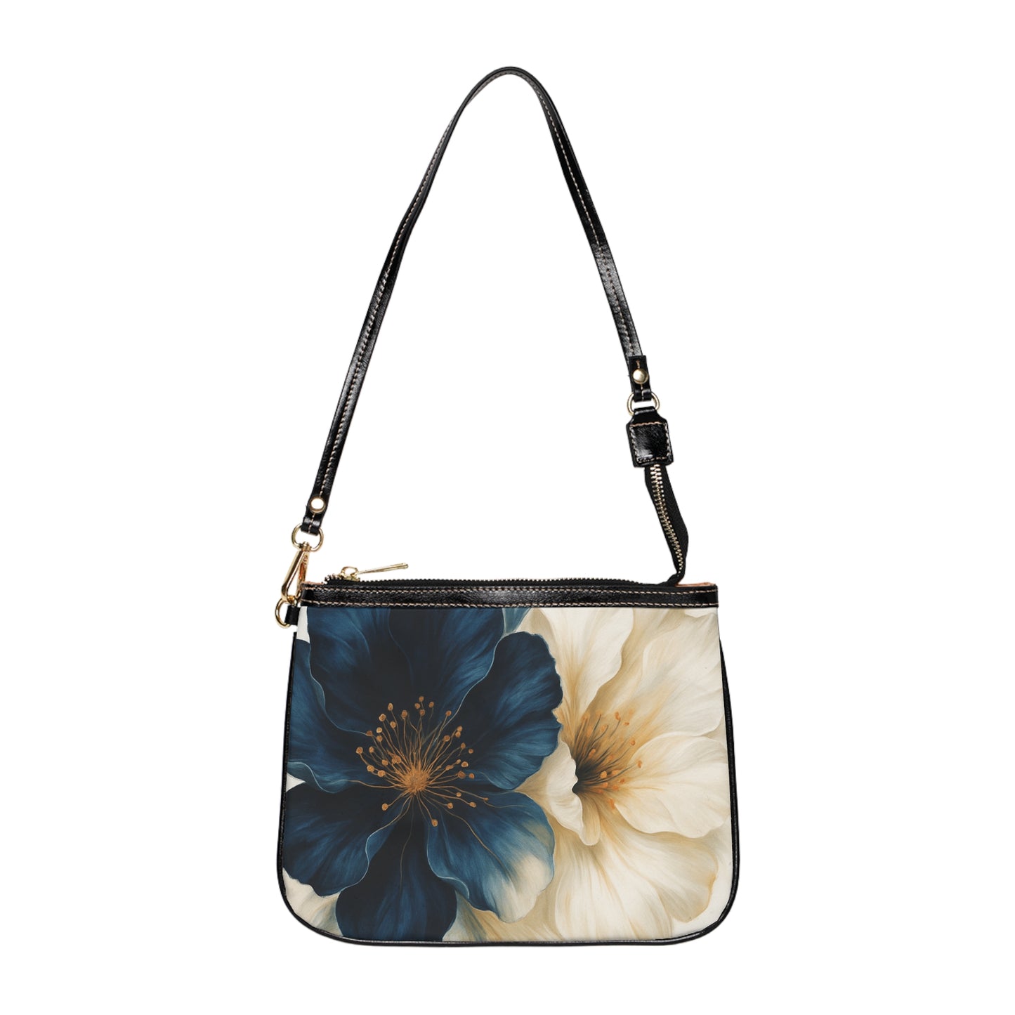 Stella - Colección Artesian Luxe 2025 - Bolso bandolera floral pequeño - Bandolera Navy & Cream Blossom