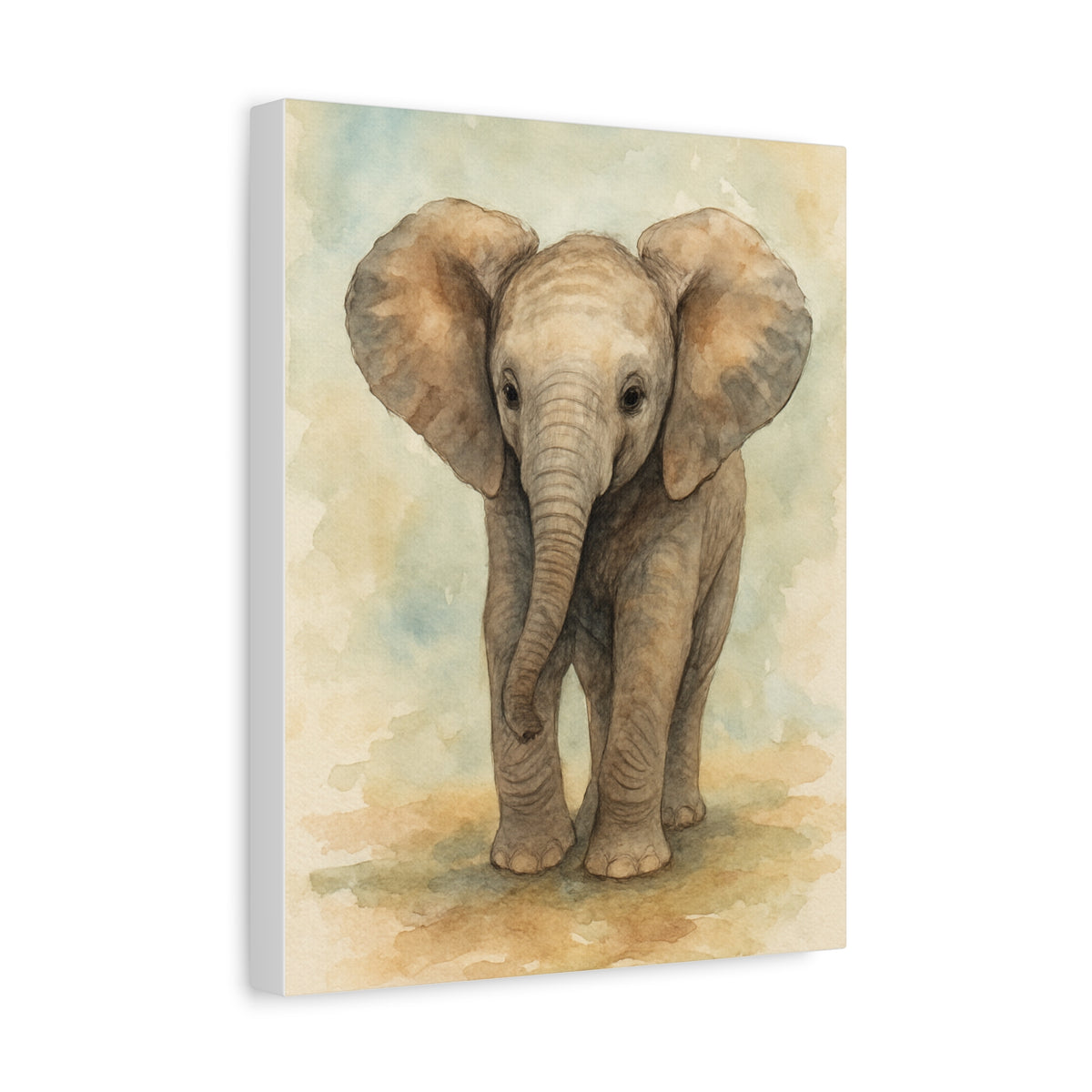 Canvas Fine Art Print Elephant Design by Katherine Bobeck