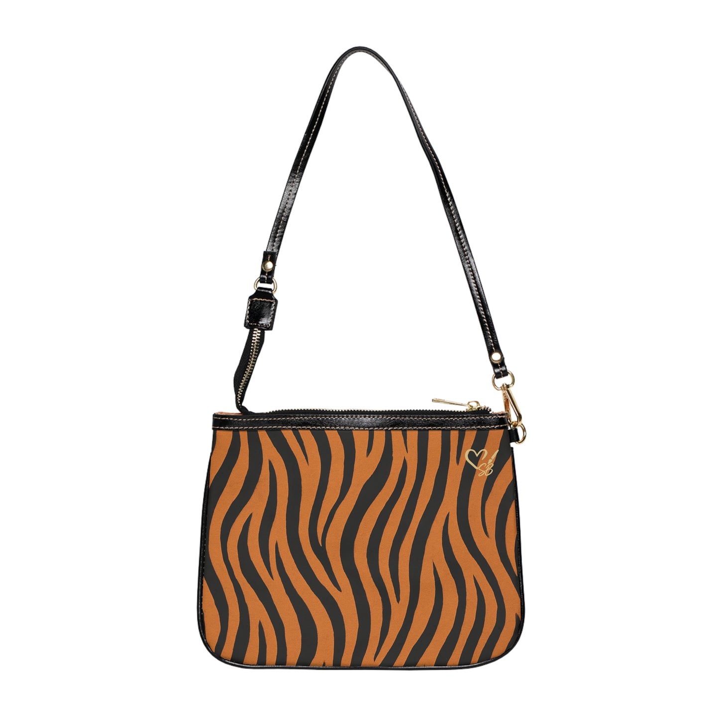 Bolso Pequeño de Hombro con Estampado de Tigre