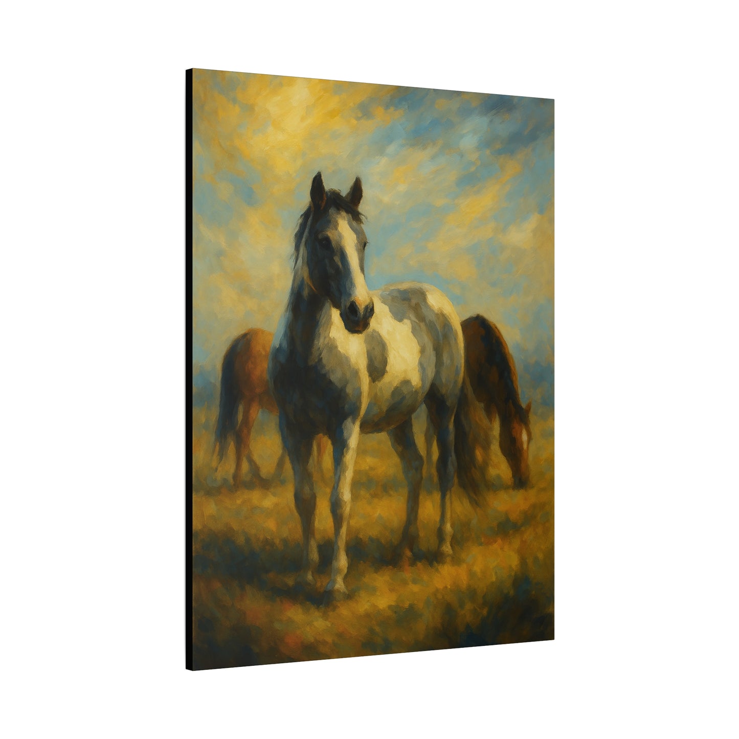 Lienzo "Caballo Pastoril" — Arte de Pared Mate Estirado