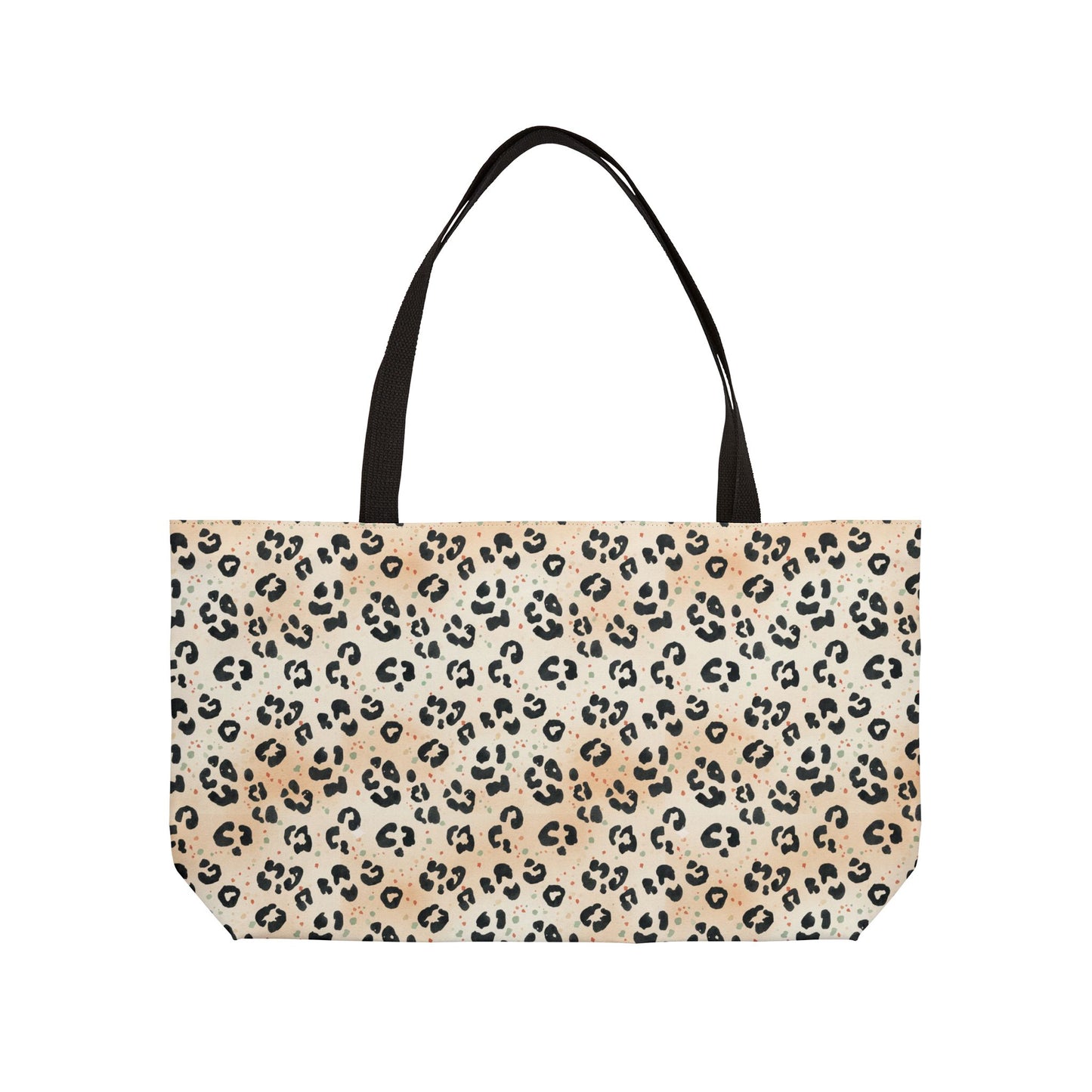 Bolso de fin de semana con estampado de guepardo para viajes y uso diario