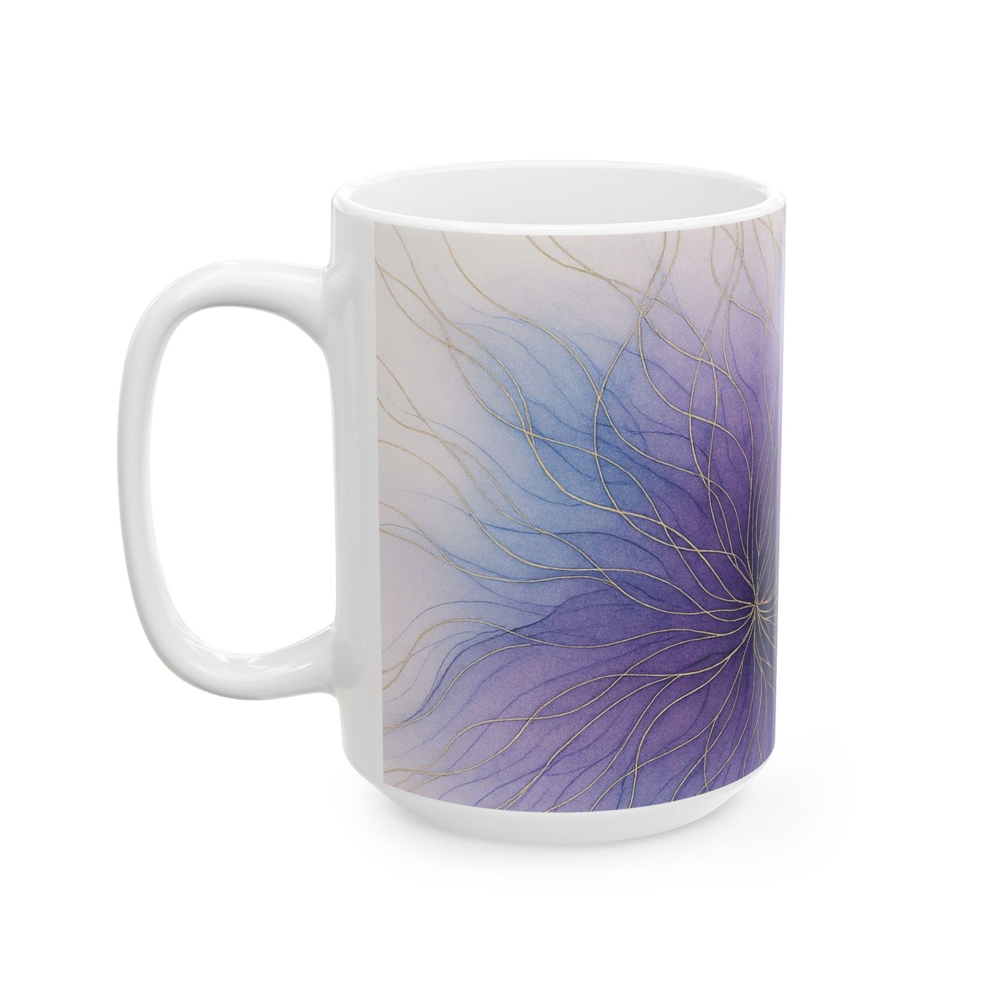 Artistic Collection Acrylic Ink Abstract Mug, Coffee Cup, Tea Mug, Gift for Her, Home Decor, Office Mug, Minimalist Design, Unique Artwork