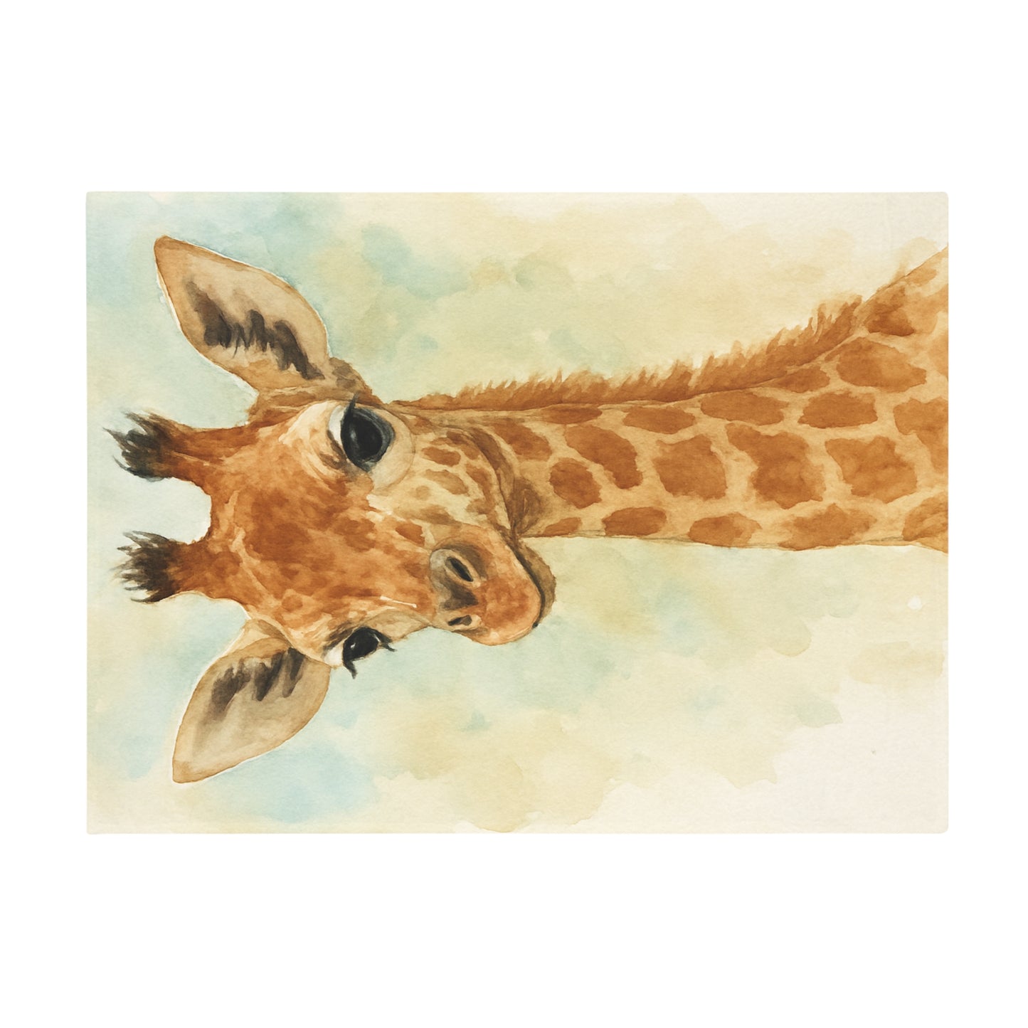 Baby Giraffe -Plush Blanket - Coordinates with Savanah Collection nursery items,