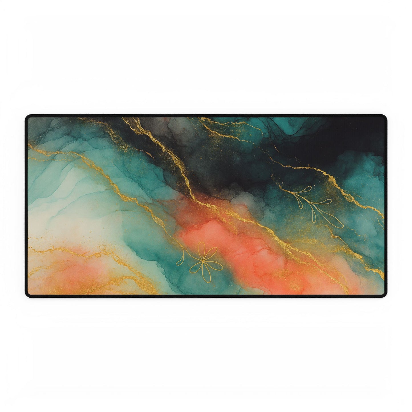 Fairy Garden- Abstract Collection-Elegant Abstract Desk Mat - Stylish Workspace Accessory