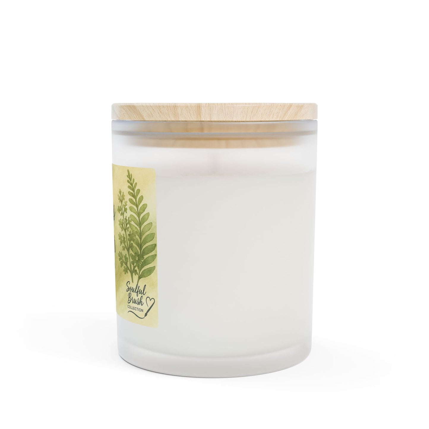 Colección Soulful - 9 maravillosas velas aromáticas — Frasco de vidrio esmerilado de 11 oz con tapa de madera