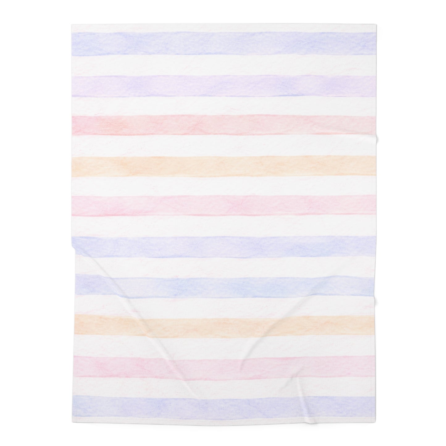 Manta Envolvente Butterfly Meadow —Envoltura Floral de Rayas Pastel para Recién Nacido