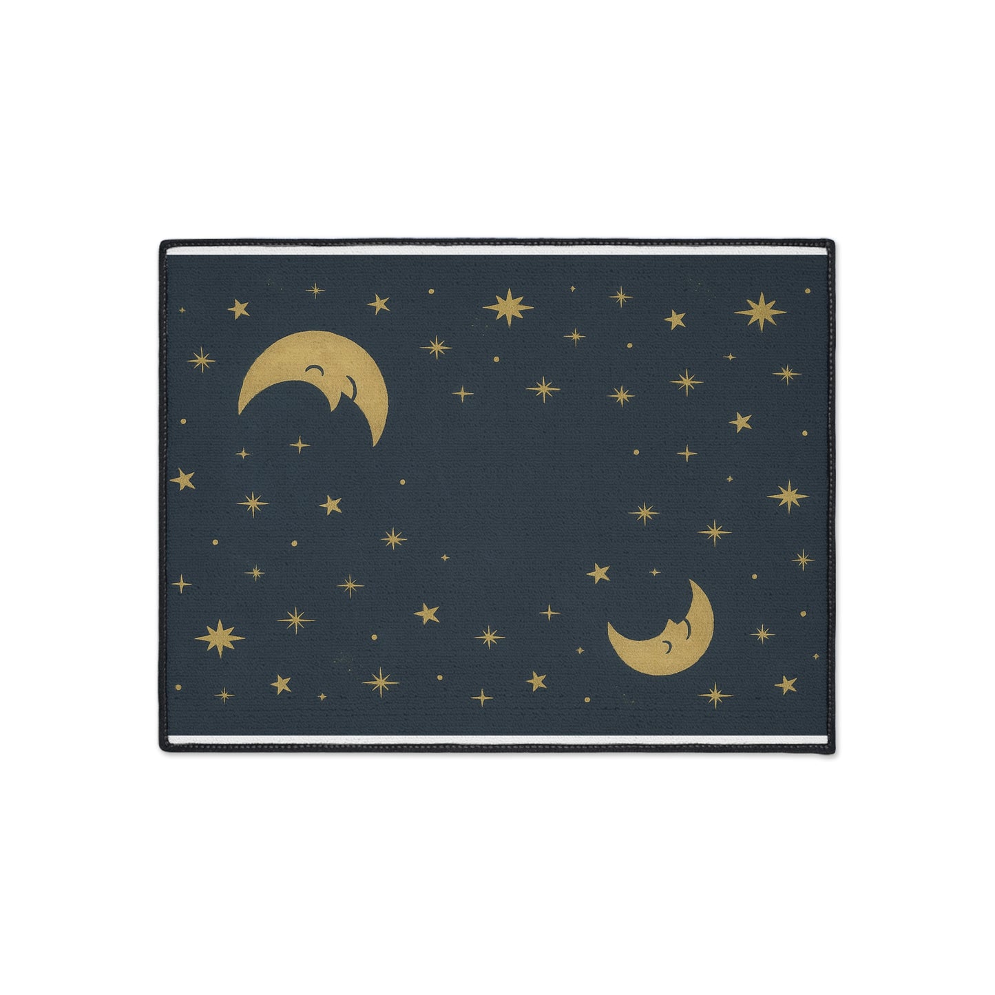 Felpudo resistente To the Moon & Stars — Felpudo de cielo nocturno para entrada, dormitorio o cuarto del bebé