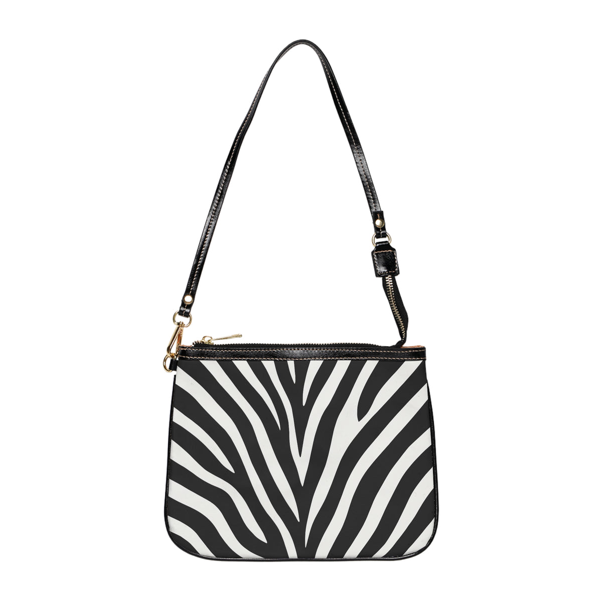 Bolso de hombro pequeño con estampado de cebra