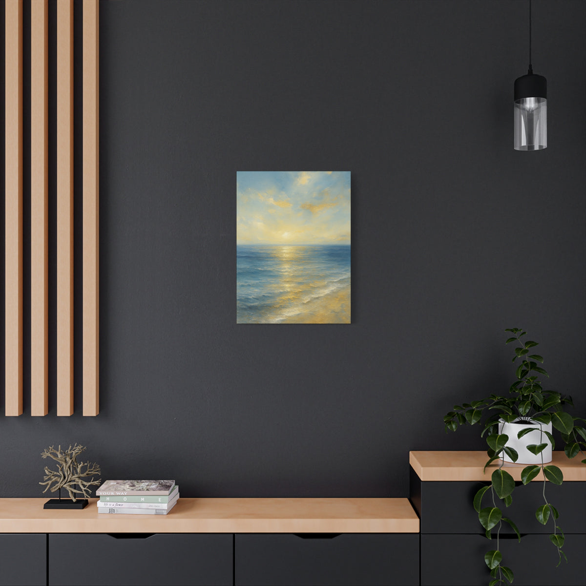 Gold Coast Sunset- Coastal Abstract Collection-Fine Art Canvas Print