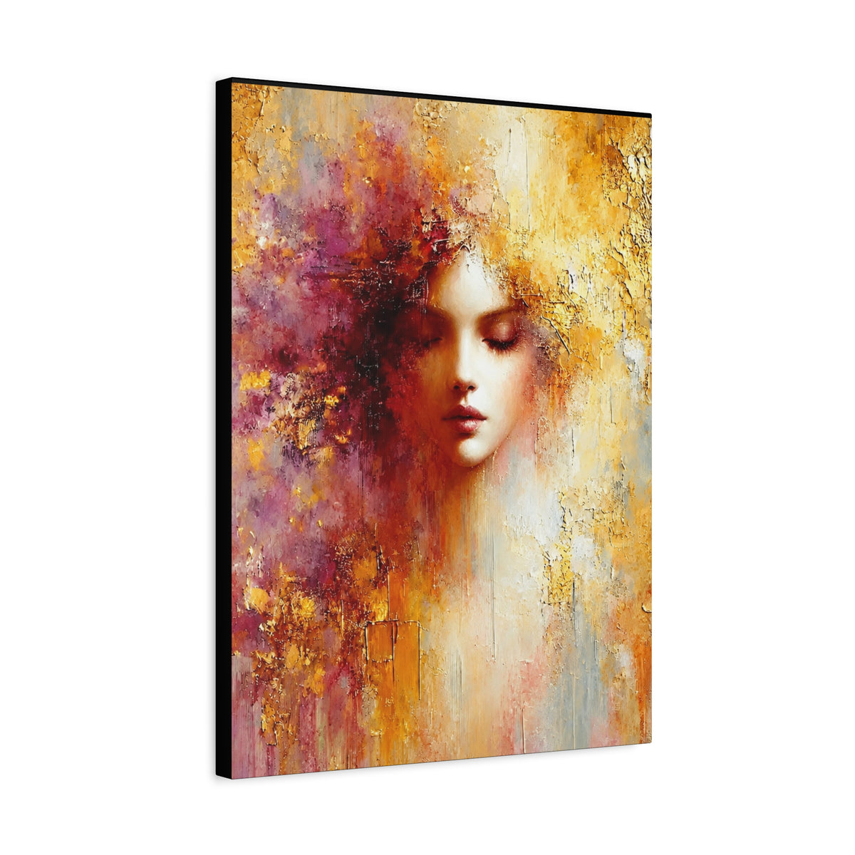 Disuélvete en la Luz — Impresión en Lienzo de Arte Fino — Impresión Abstracta Femenina — Obra de Arte Relajante y Moderna