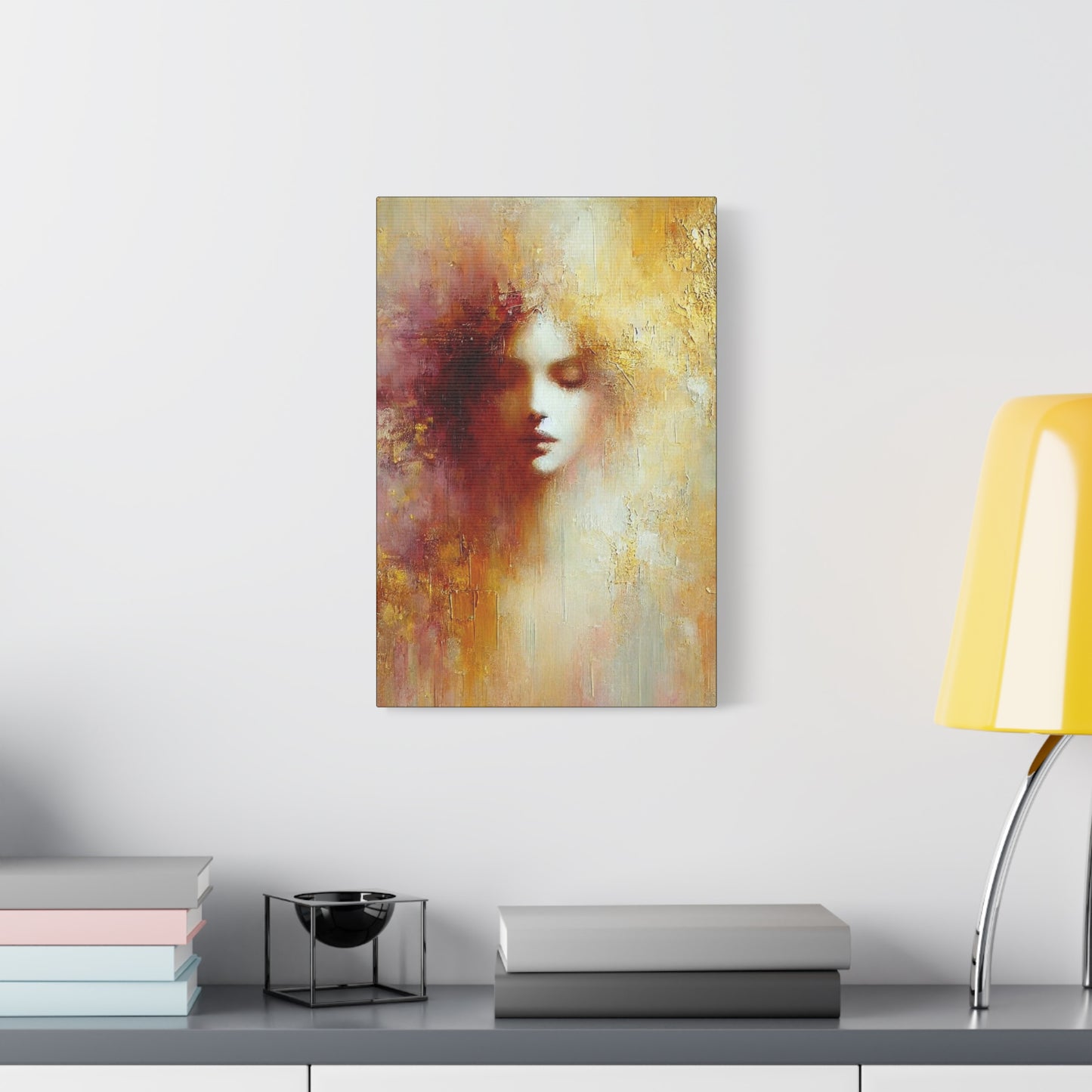 Dissolve Into Light — Fine Art Canvas Print — Female Abstract Print — Calming and Modern Artwork