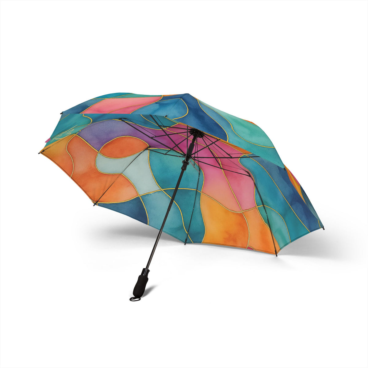 Vicky-Large print-2025 Artisan Luxe Collection- Foldable Umbrella