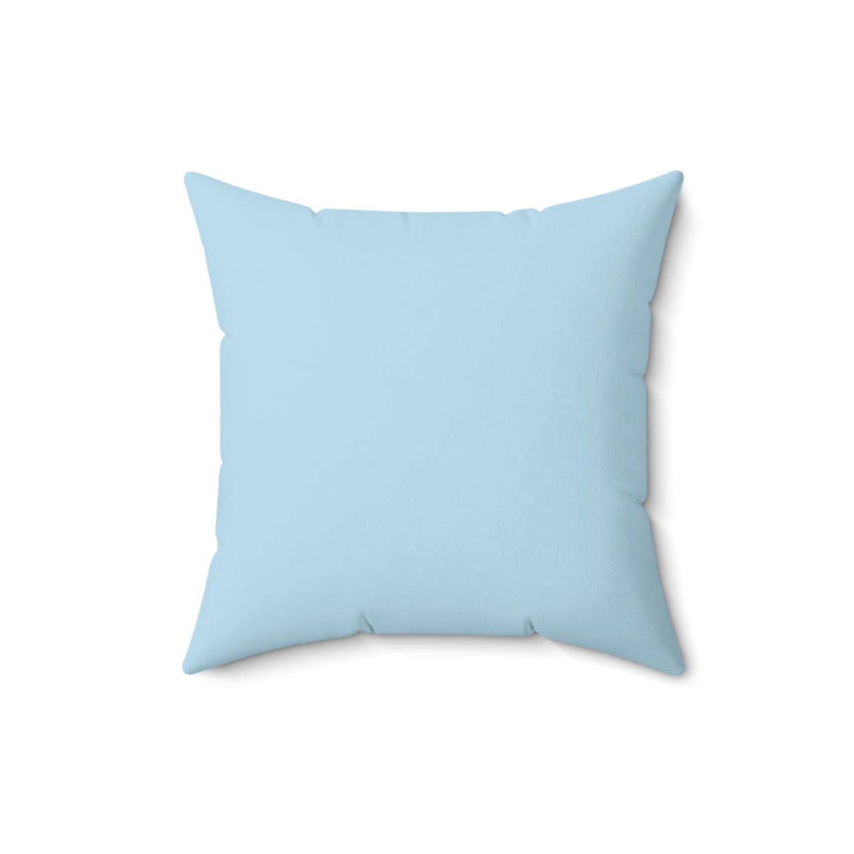 Floral and Blue Woodland Friends Country Chic Faux Suede Square Pillow-