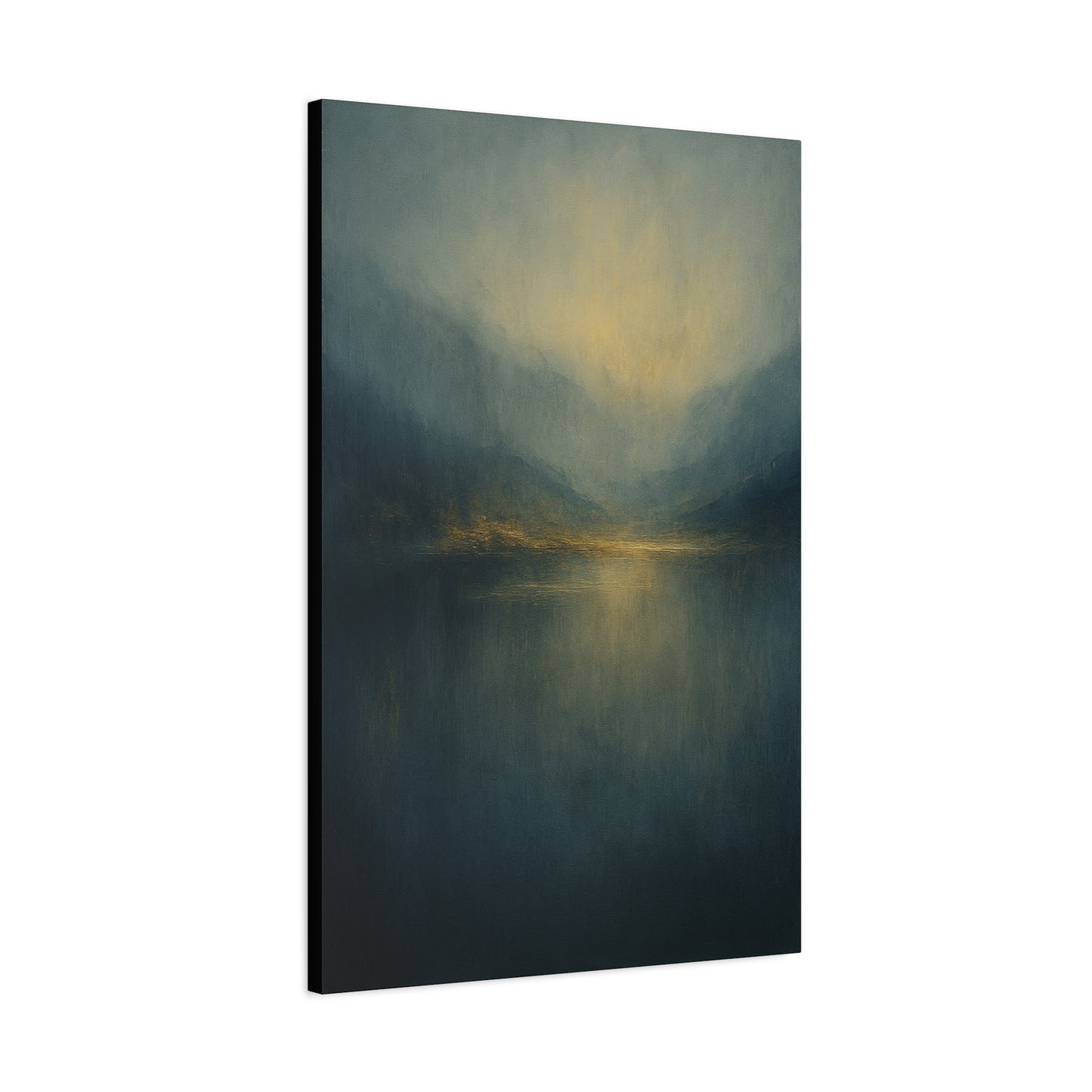 Misty Mountian Sunset-  Abstract landscape Collection-Fine Art Canvas Print