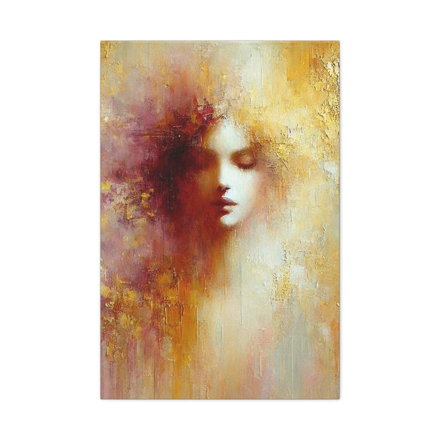 Dissolve Into Light — Fine Art Canvas Print — Female Abstract Print — Calming and Modern Artwork