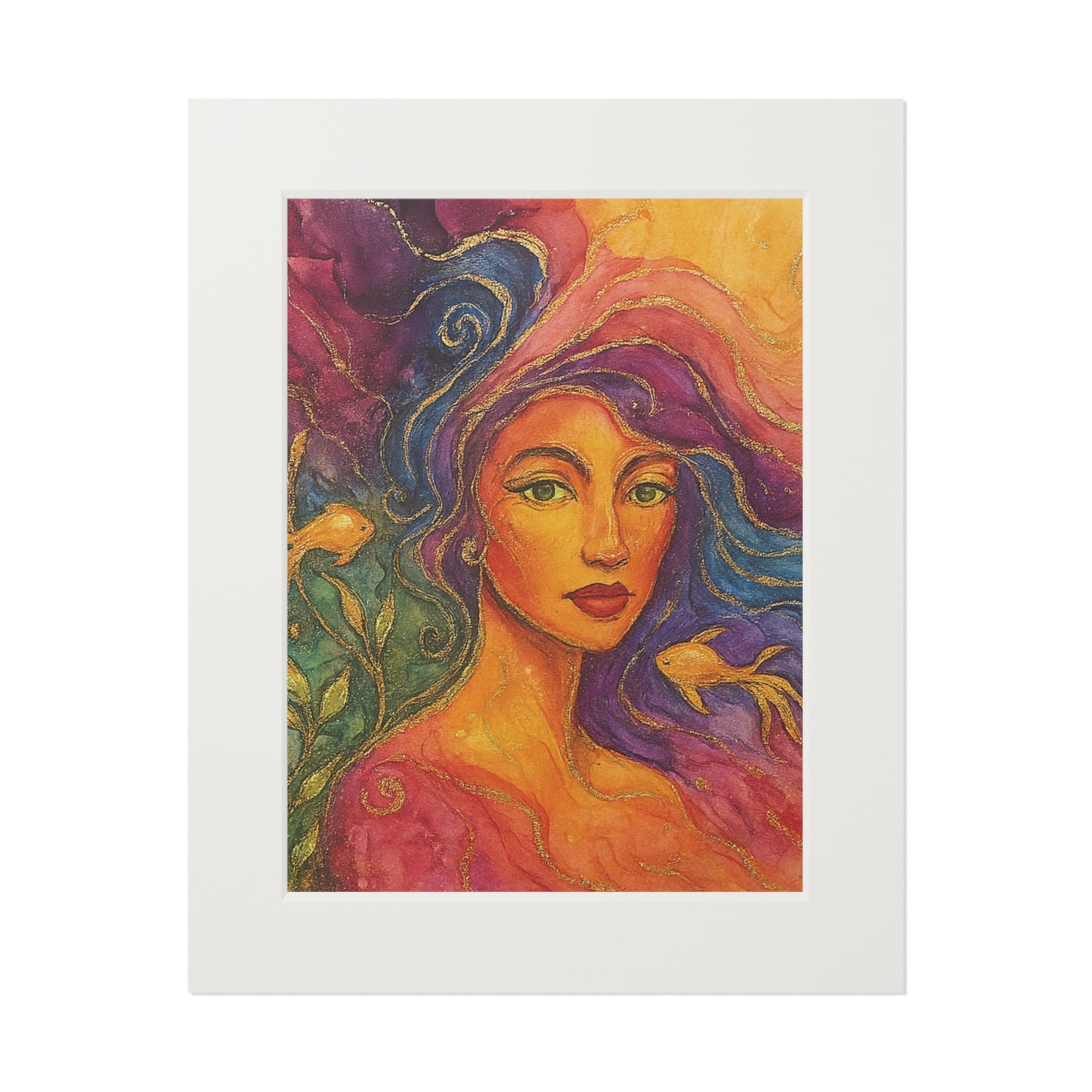 Dama Elegante - Grabados de Bellas Artes - Tinta Acrílica