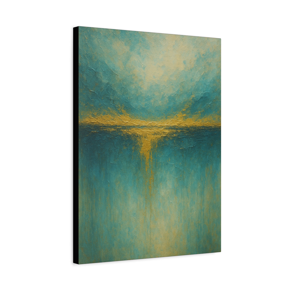 Tranquil Waters- Coastal Abstract Collection-Fine Art Canvas Print