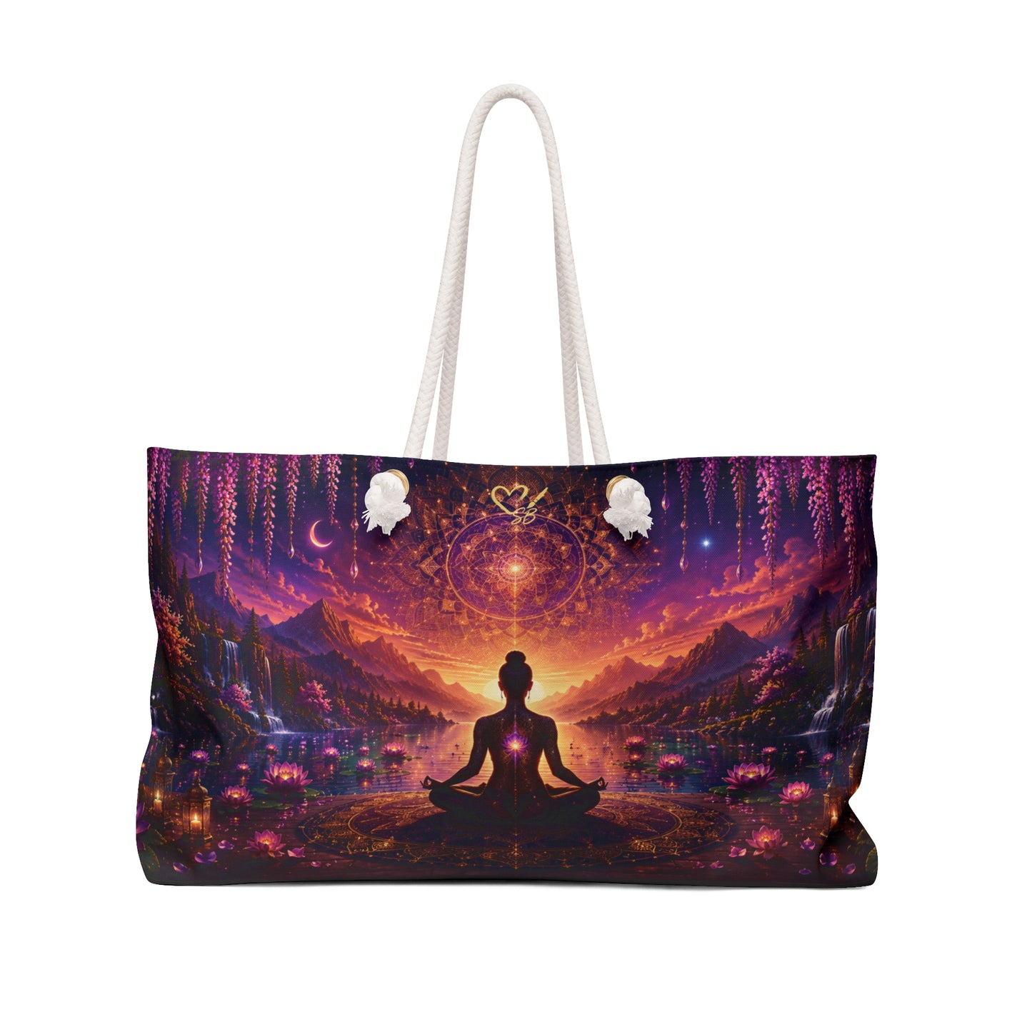 Meditation Retreat Weekender Bag — Spiritual Yoga Travel Tote