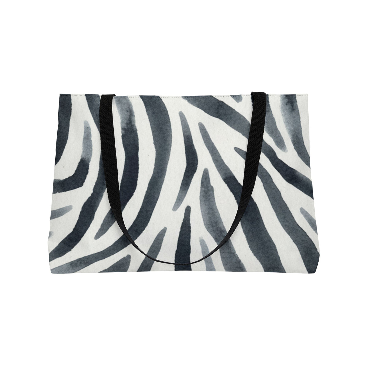 Zebra Print Weekender Tote Bag for Travel and Everyday Use